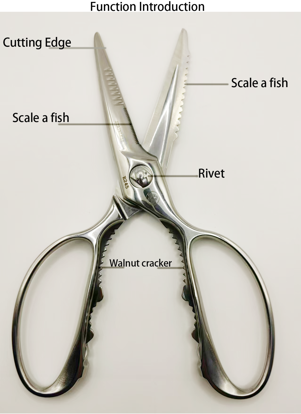 E245 Kitchen scissors